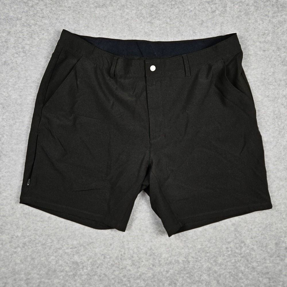 BYLT Men's 40 Black Kinetic Short 7" Performance Tech Golf Athleisure Activewear